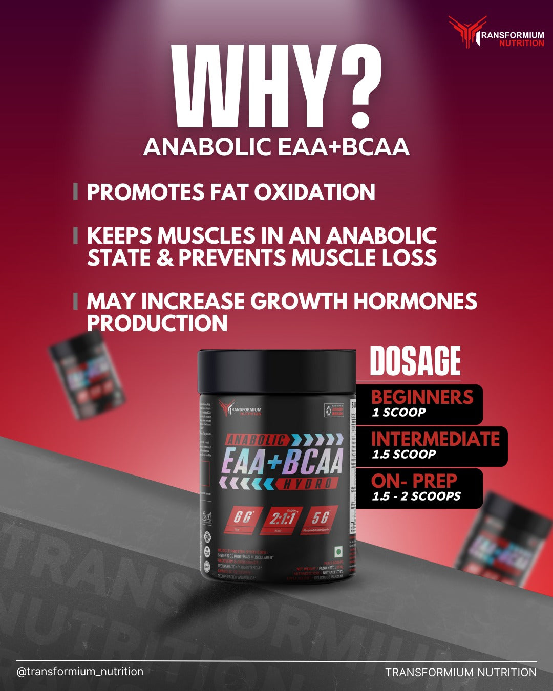 Anabolic EAA + BCAA Hydro (Burn Fat & Prevent Muscle Breakdown)