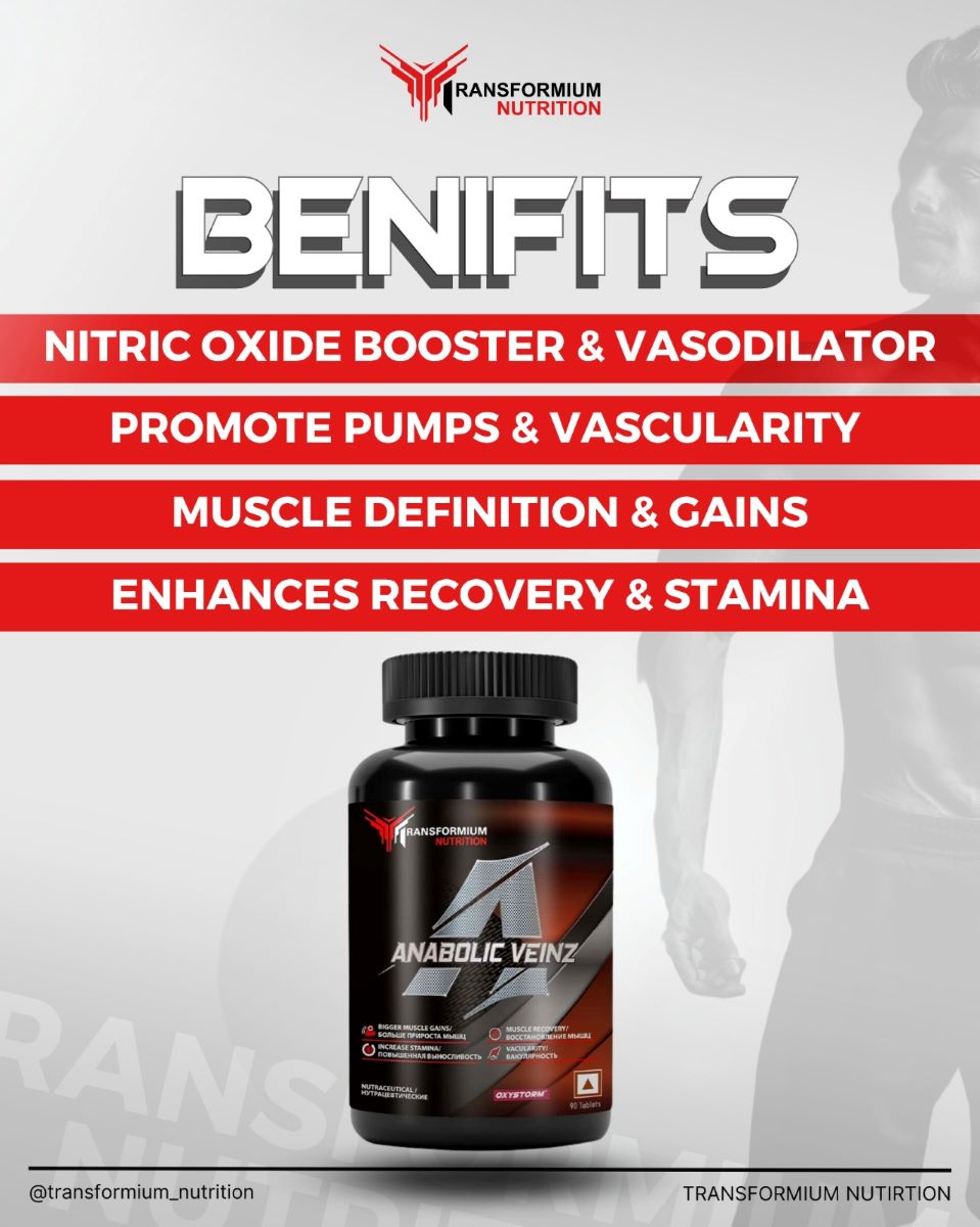 Anabolic Veinz ( Nitric Oxide Booster || Stim Free Preworkout)