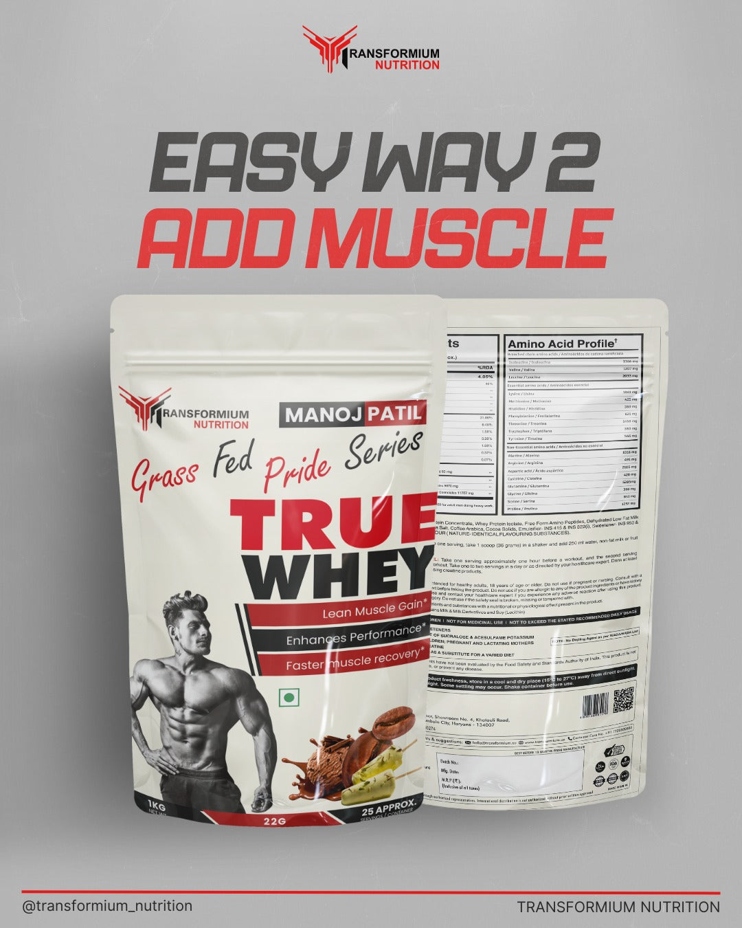 Pride Series True Whey (Easiest way 2 add Muscles)