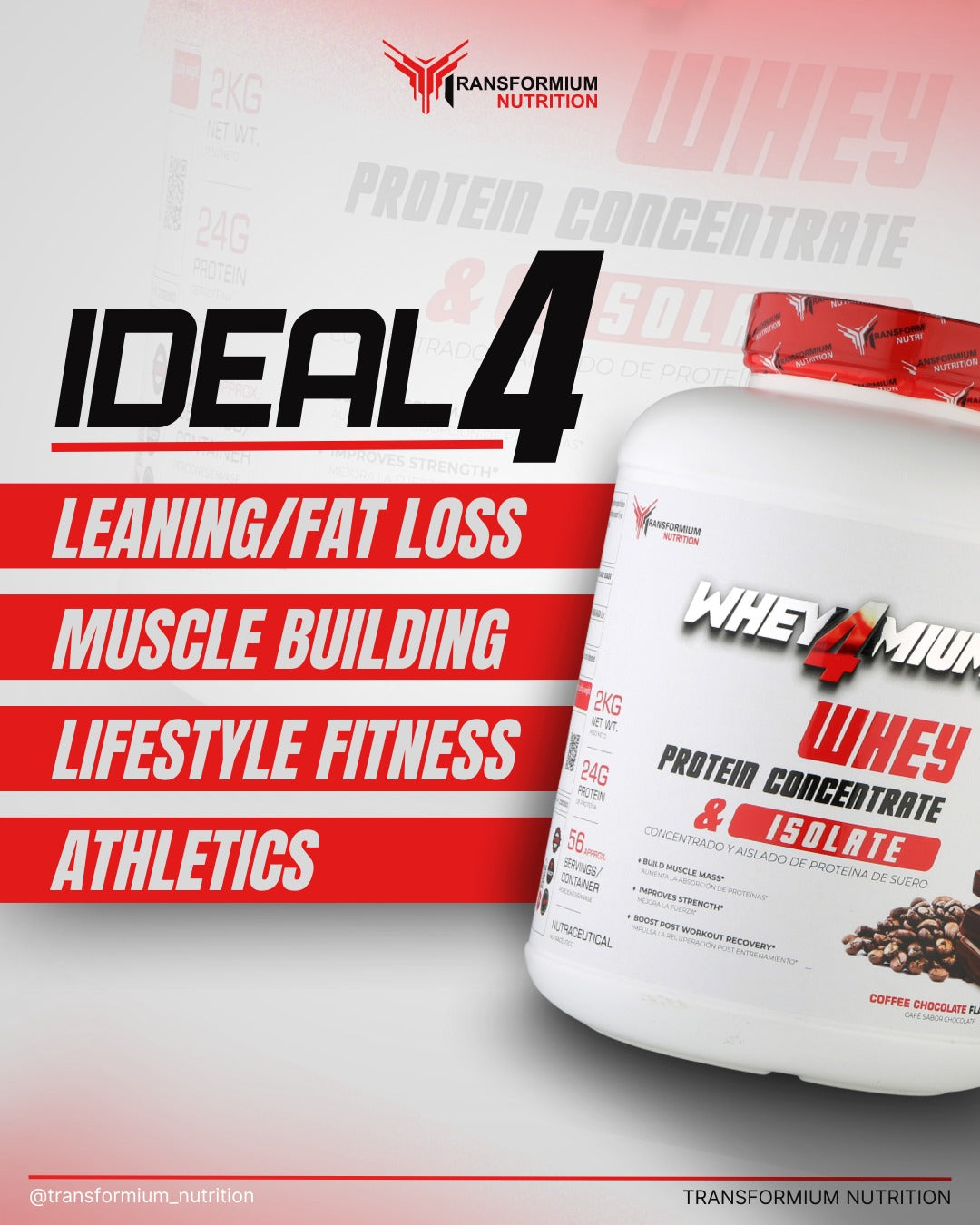 Whey4Mium (Whey Protein Isolate + Amino Peptides)