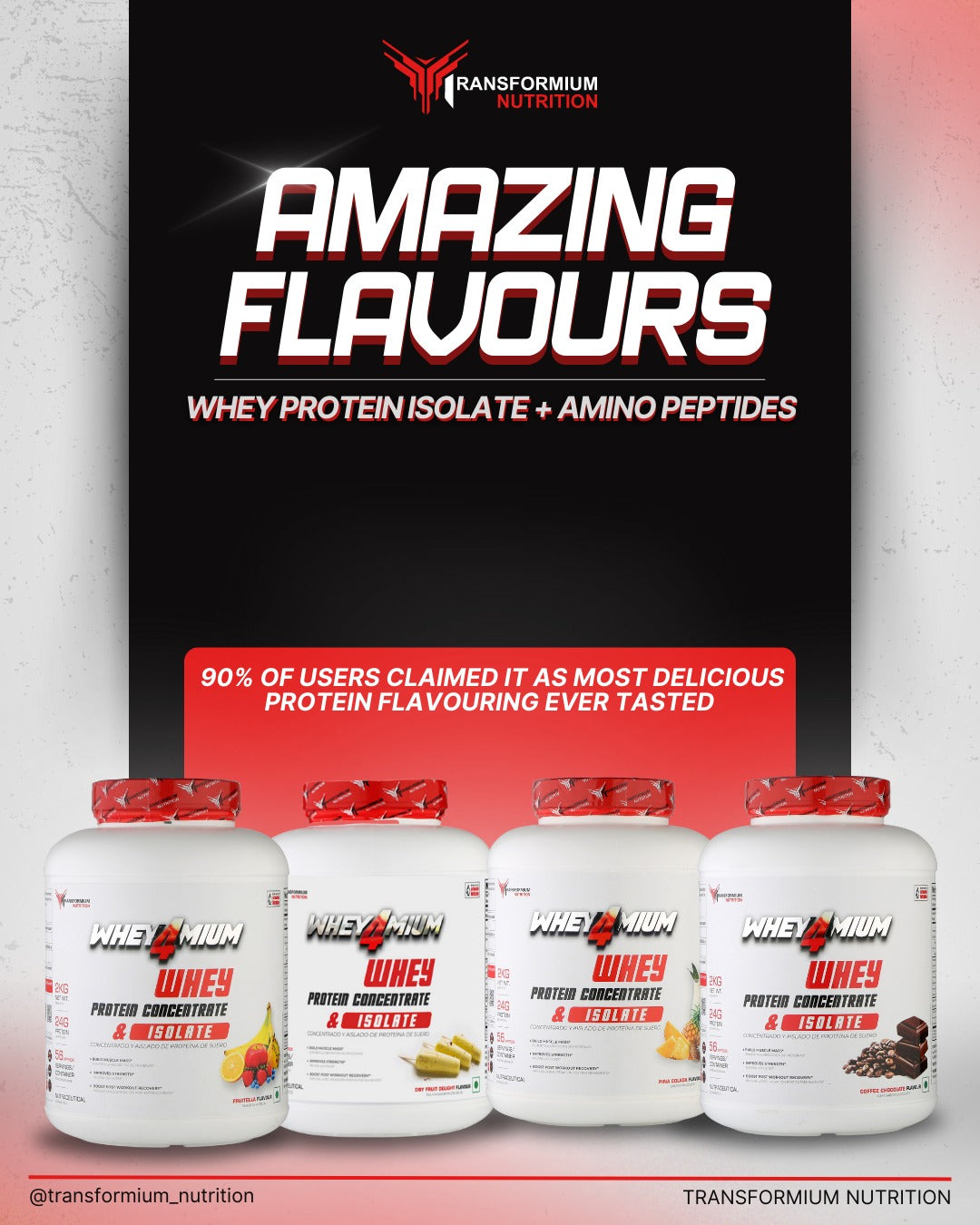 Whey4Mium (Whey Protein Isolate + Amino Peptides)