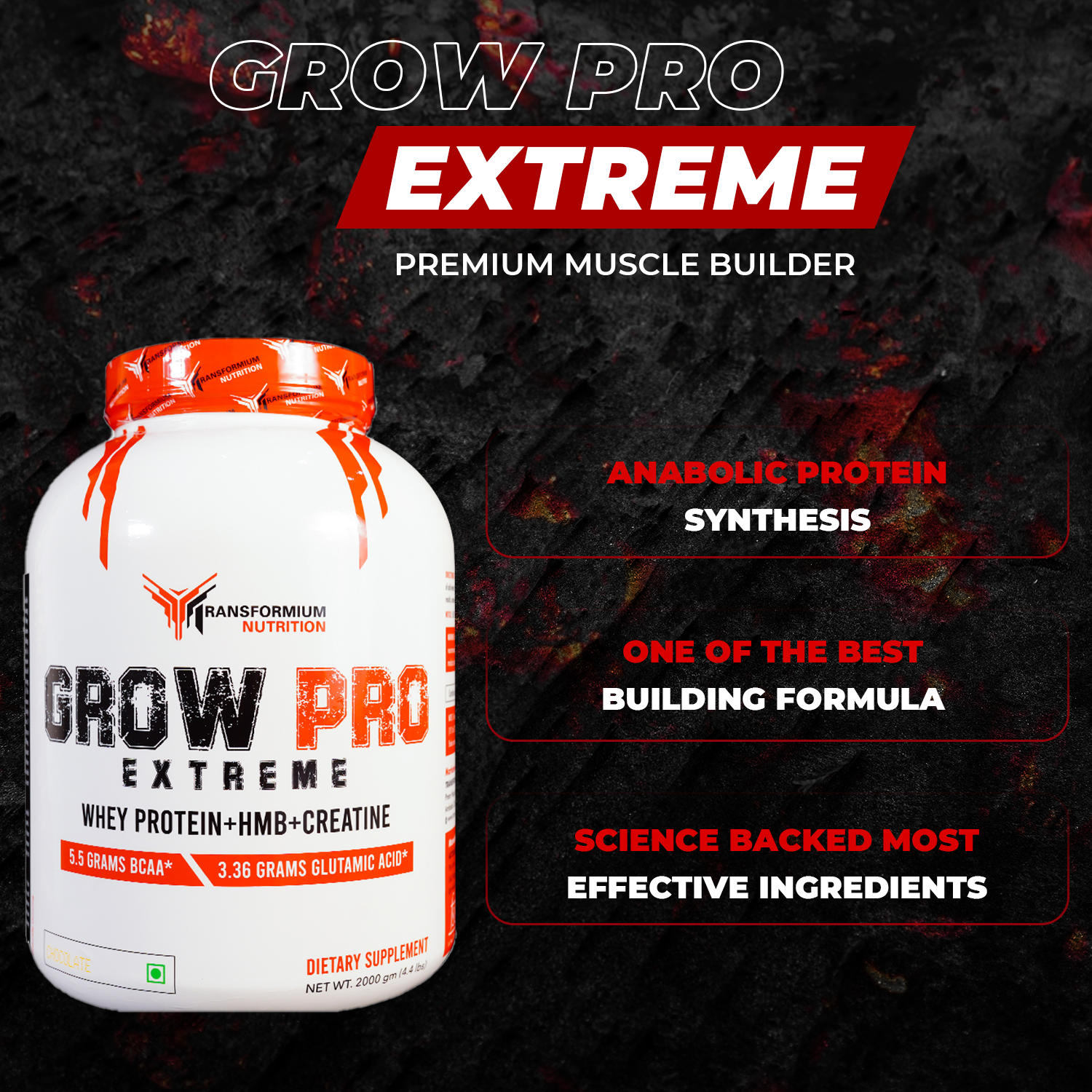 Grow Pro Extreme (Muscle Mass Amplifier)