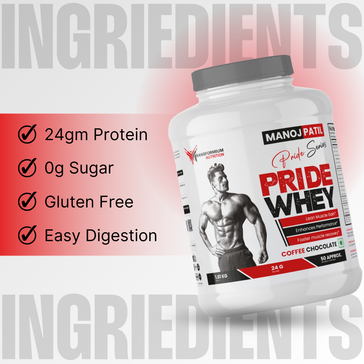 Pride Whey (Lean Muscle Gain)