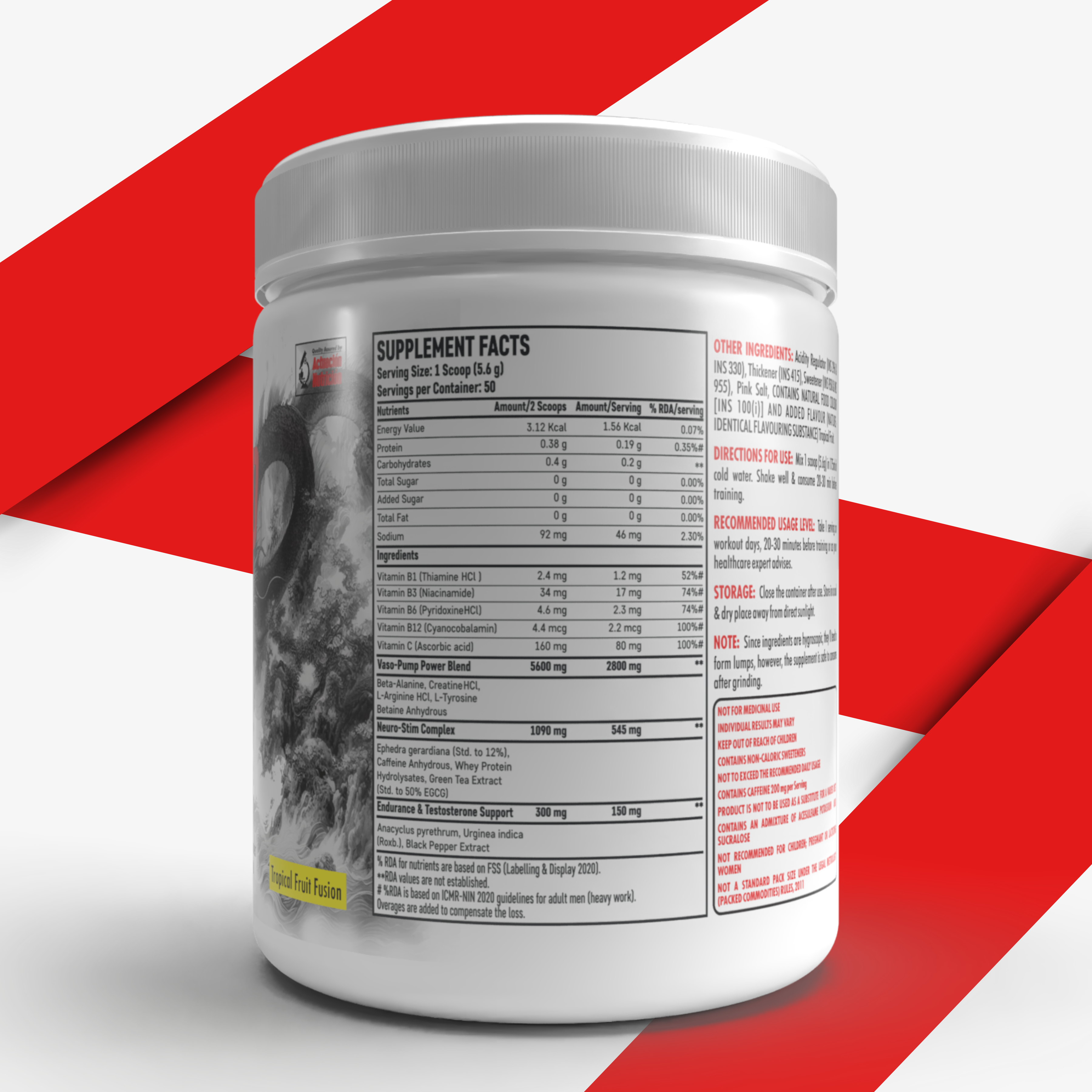 Hazard Original (Dopamine, Norepinephrine Serotonin Stimulating Pre Workout)