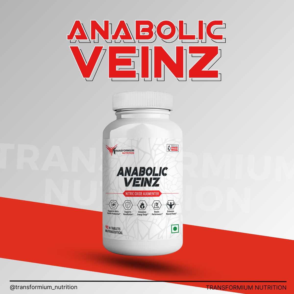 Anabolic Veinz ( Nitric Oxide Booster || Stim Free Preworkout)