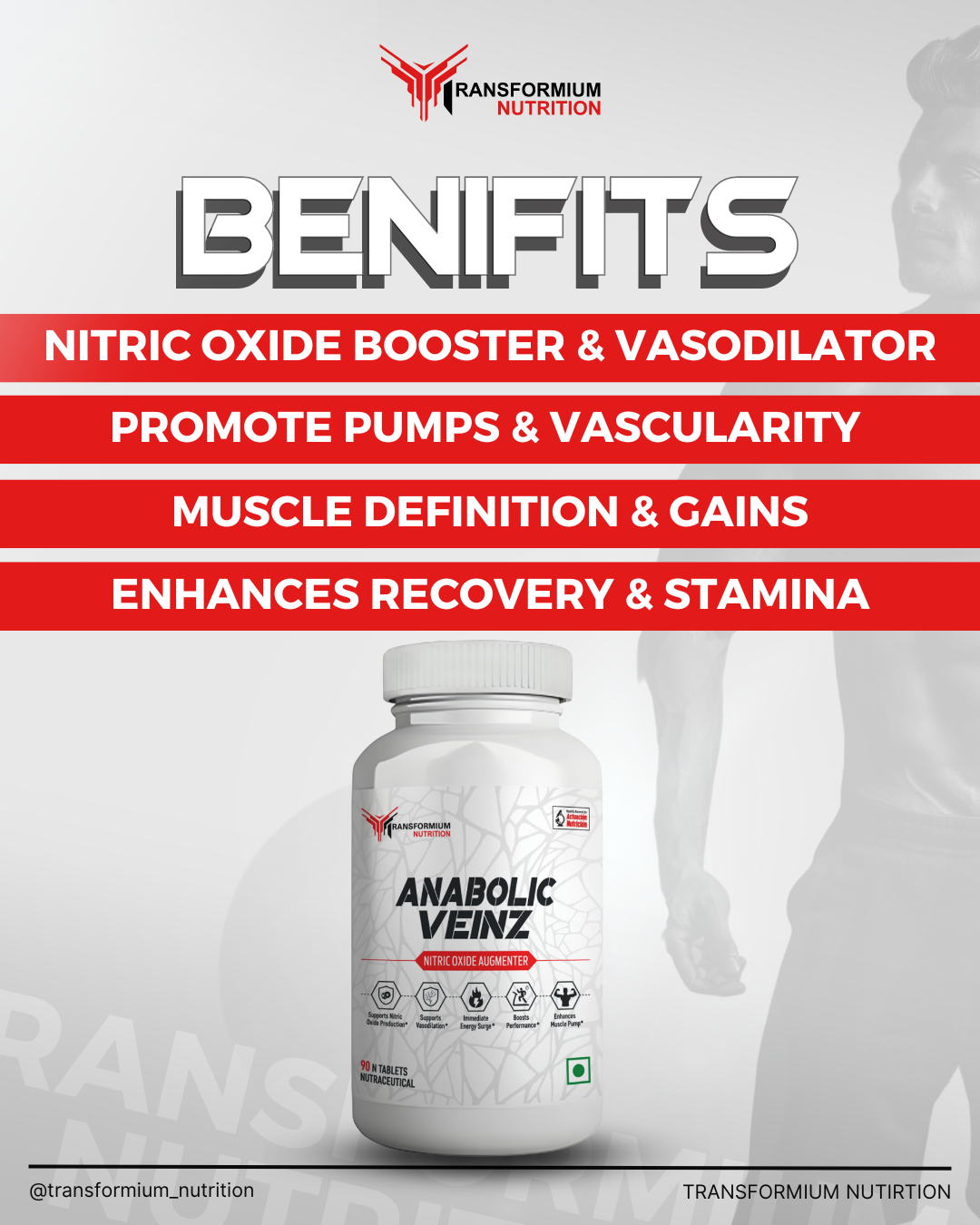 Anabolic Veinz ( Nitric Oxide Booster || Stim Free Preworkout)