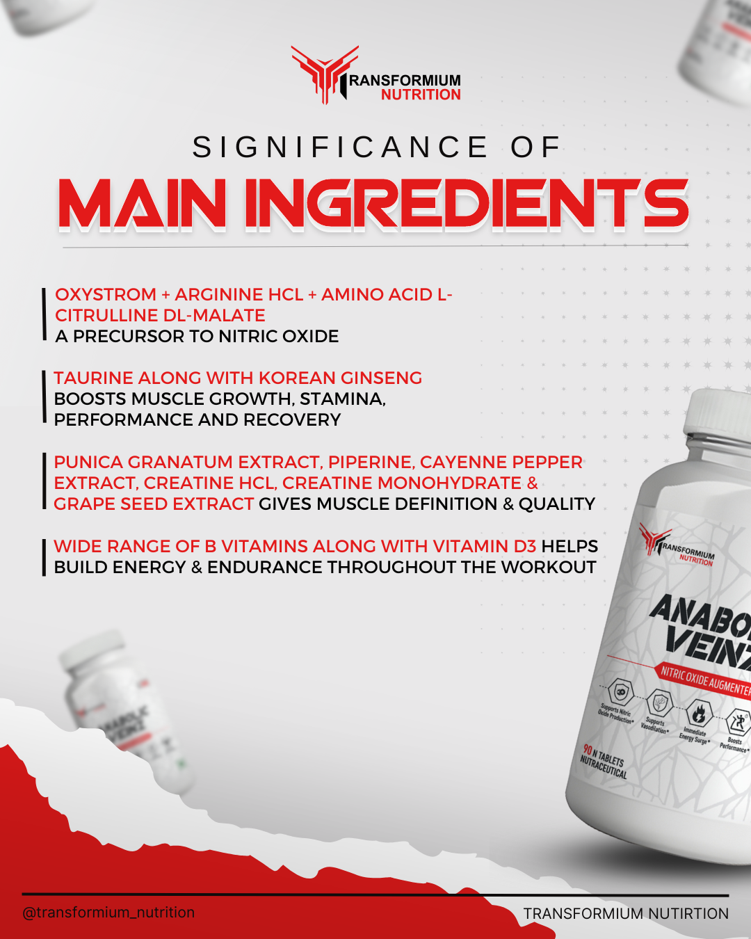 Anabolic Veinz ( Nitric Oxide Booster || Stim Free Preworkout)