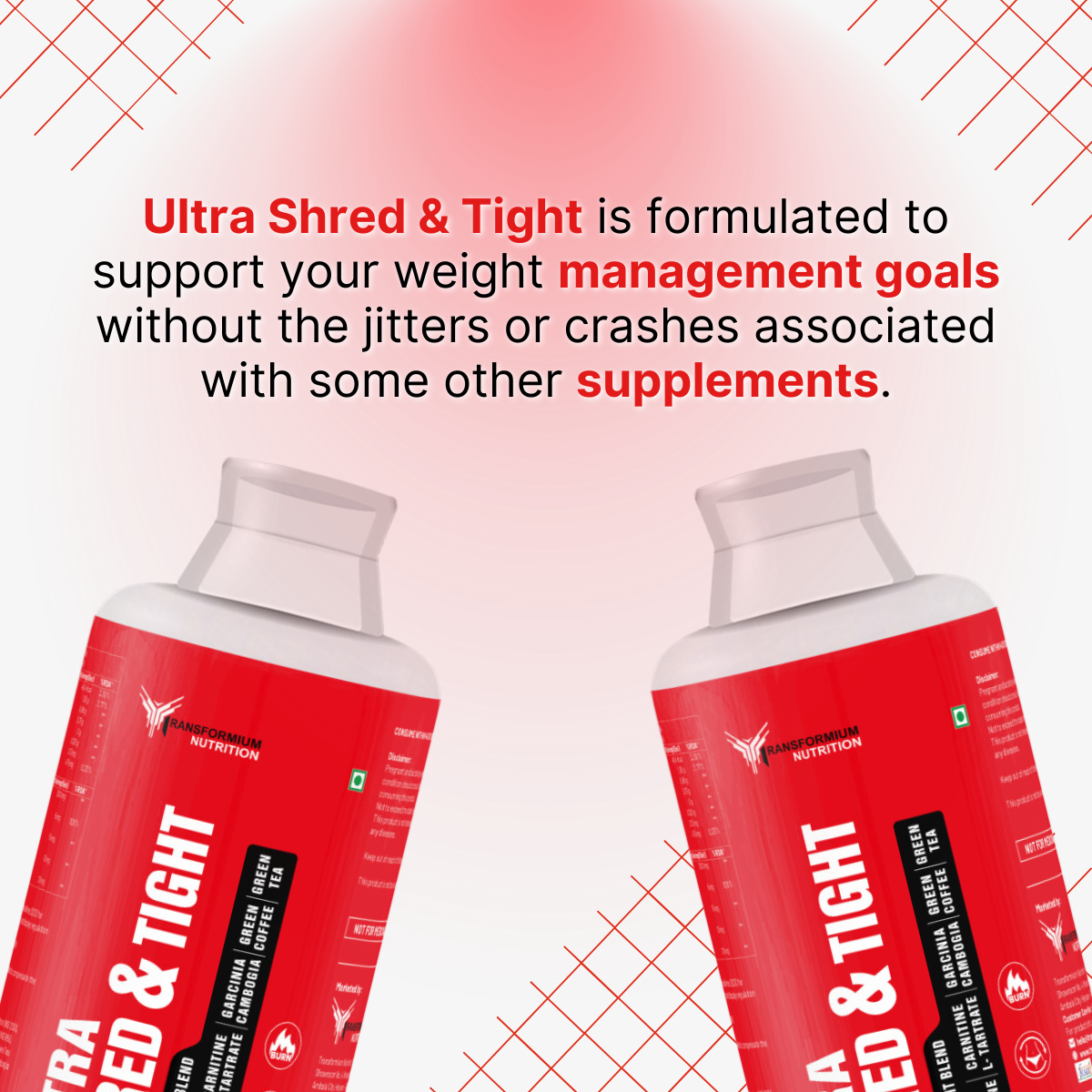 Ultra Shred & Tight (Non- Stimulant Fat Burner With Carnitine)