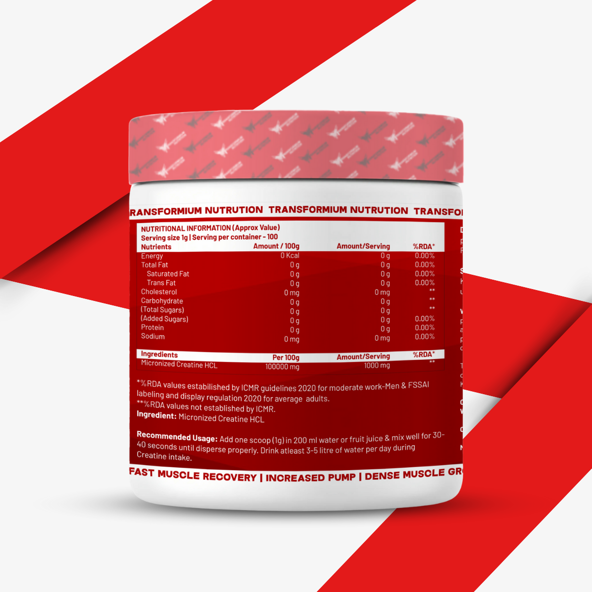 Crea4M HCL (Creatine Hcl)