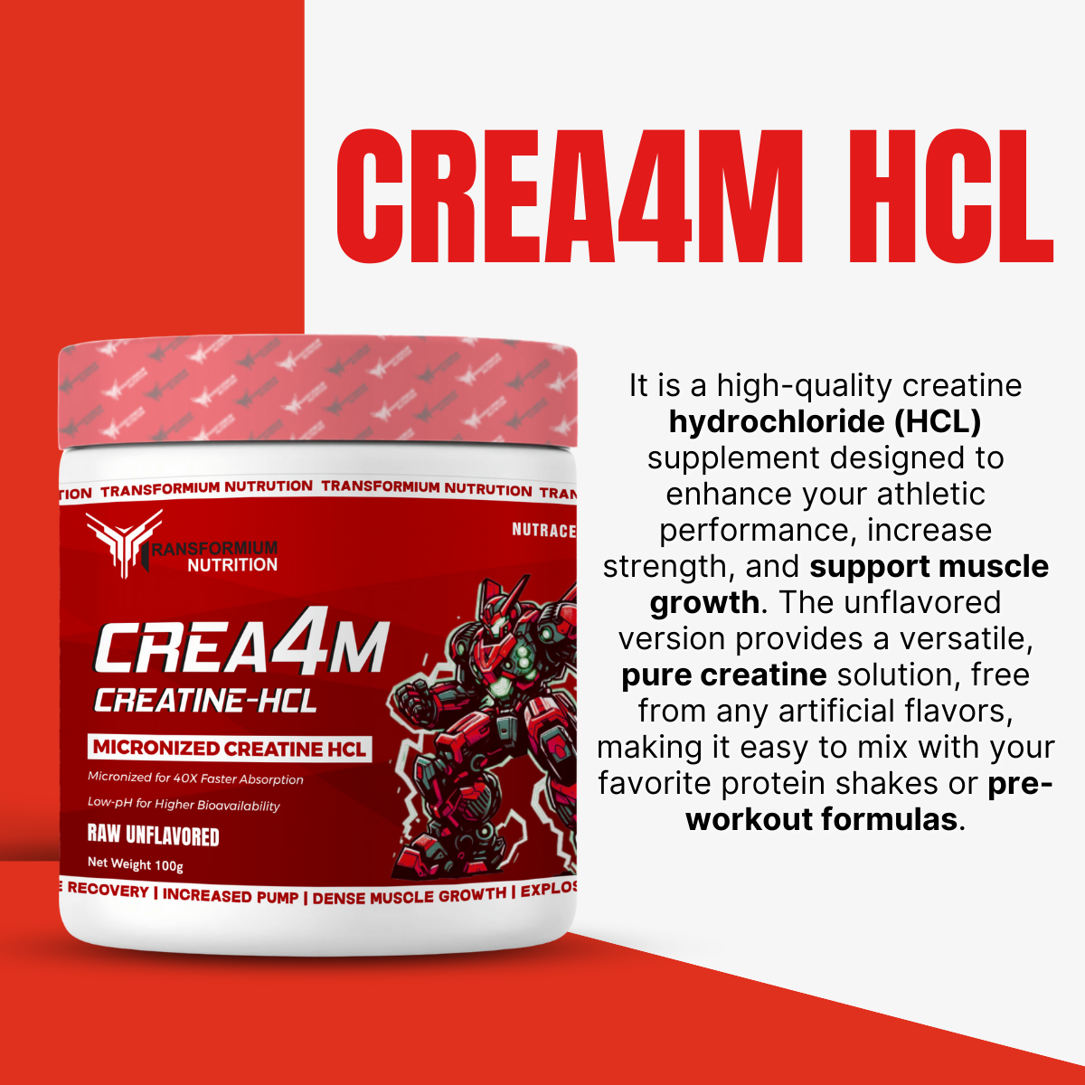 Crea4M HCL (Creatine Hcl)