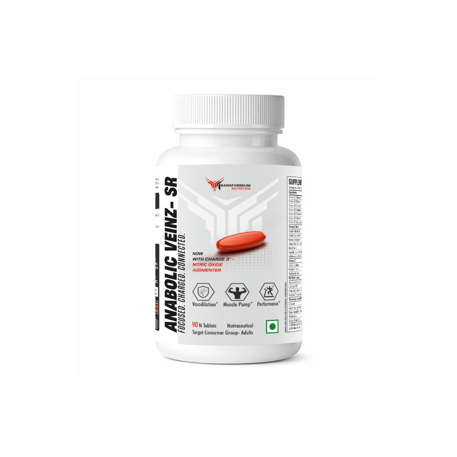 Anabolic Veinz SR ( Nitric Oxide Booster || Stim Free Preworkout)