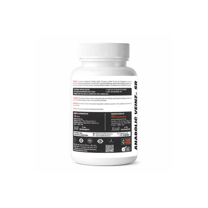 Anabolic Veinz SR ( Nitric Oxide Booster || Stim Free Preworkout)