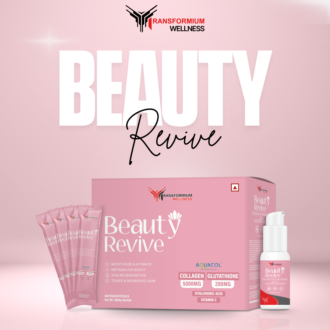 Beauty Revive – Premium Collagen & Glutathione Blend for Radiant Skin, Hair & Nails