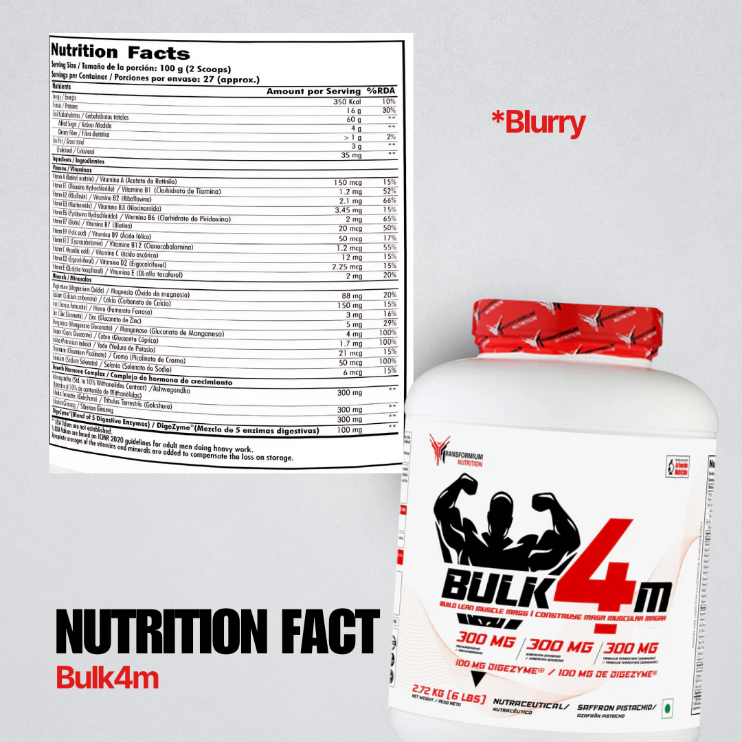 Bulk4M (Perfect Mass Gainer)