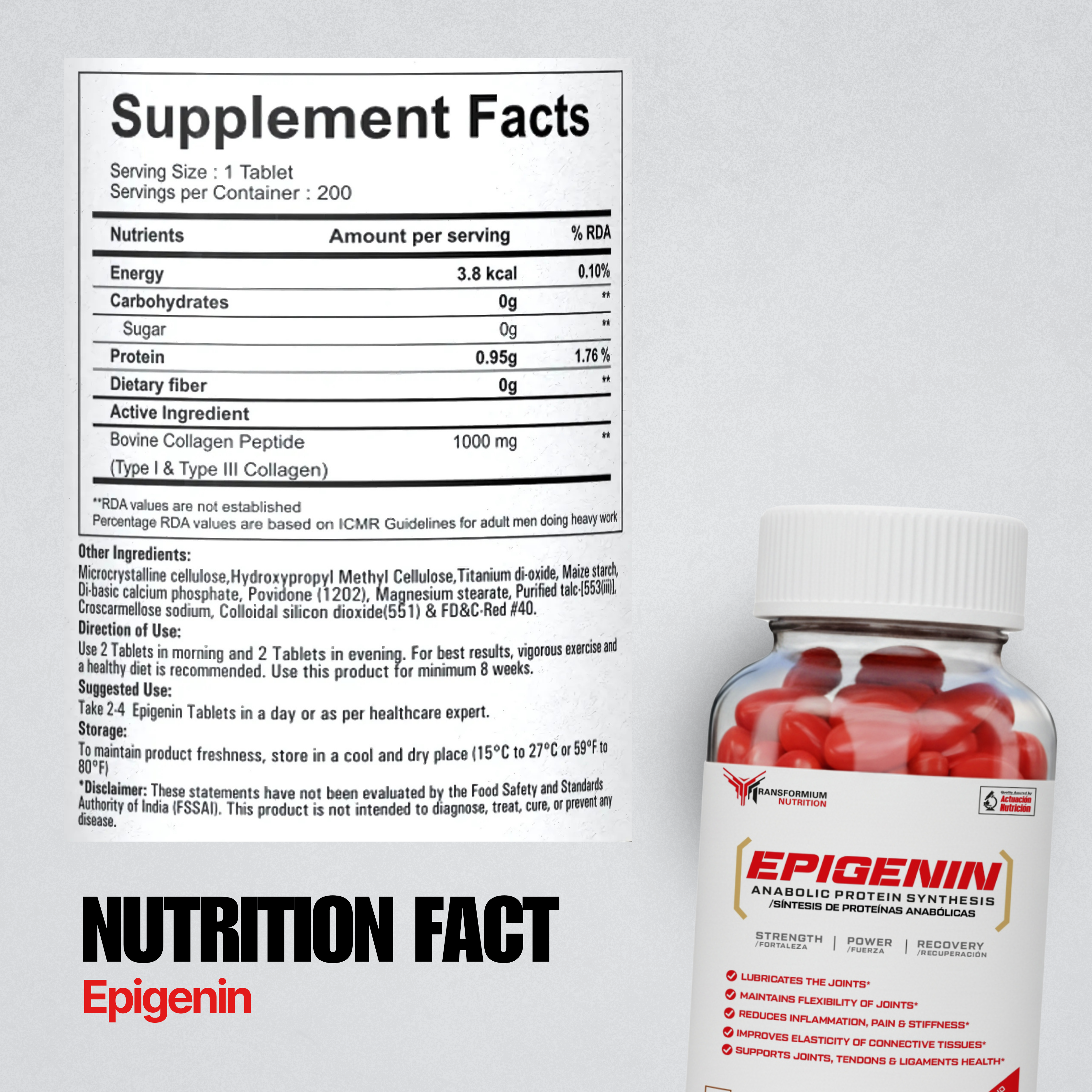 Epigenin (Proven Science Backed Joint Repair and Mobility Formula)