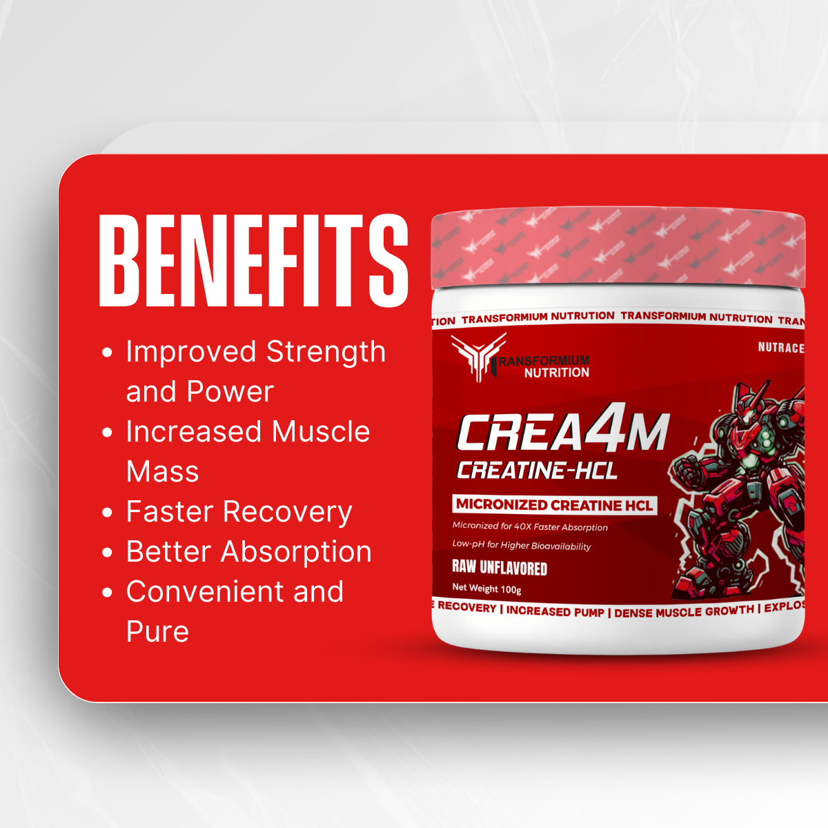 Crea4M HCL (Creatine Hcl)