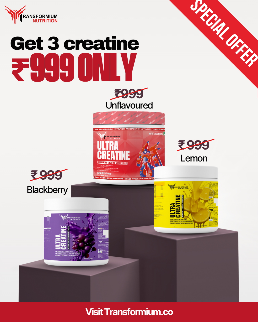 3 Creatine @ ₹999/-