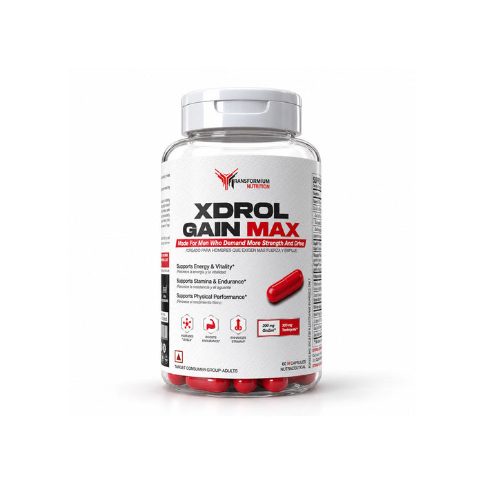 XDrol Gain Max (GH & Testosterone Maximizer) [Now with New & Improved Formula]