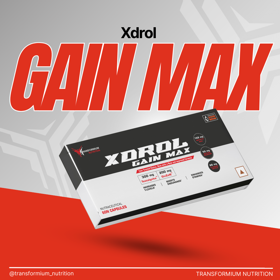 X-Drol Gain Max (GH & Testosterone Maximizer) [Now with New & Improved Formula]