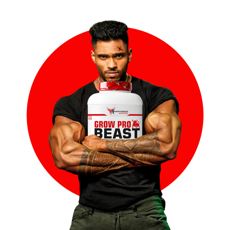 Grow Pro Beast (95% Hydrolyzed Bovine Protein + Whey Protein)